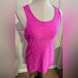 Reebok pink workout tank top